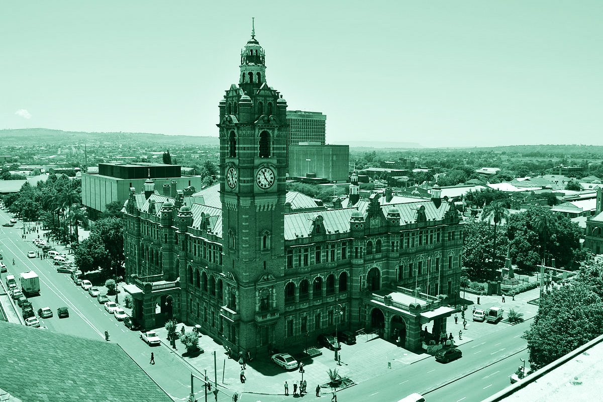 Panoramica della città di Pietermaritzburg, prima in classifica nella lista delle città più pericolose del mondo aggiornata alla prima metà del 2025.