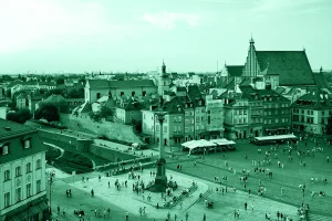 Panoramica di Varsavia, tra le dieci città più pericolose delle Polonia nel 2025