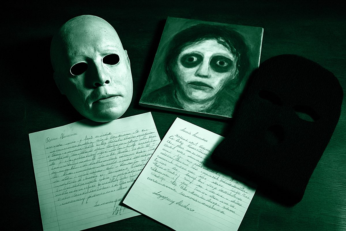 Oggetti feticcio che simboleggiano il mercato true crime murderabilia.
